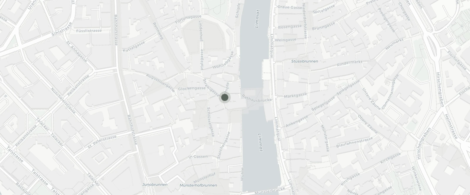 Karte: Praxis Rathausbrücke, Strehlgasse 4 Ecke Schipfe, 8001 Zürich